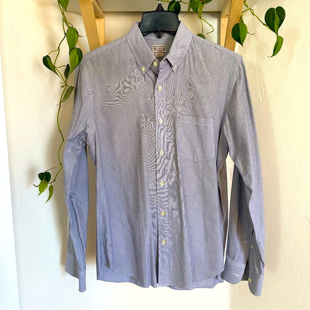 J. Crew Woven Striped Oxford Shirt